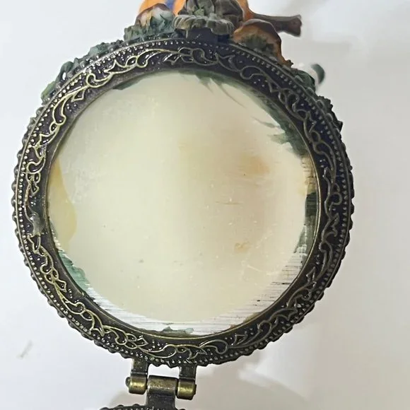 Vintage Whimsical Santa Riding ReindeerTrinket Boxes - Picture 11 of 16